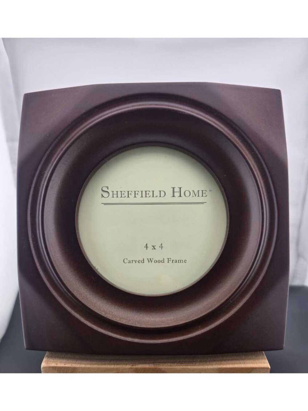 Sheffield Home 4x4 Carved Wood Frame With Round Insert